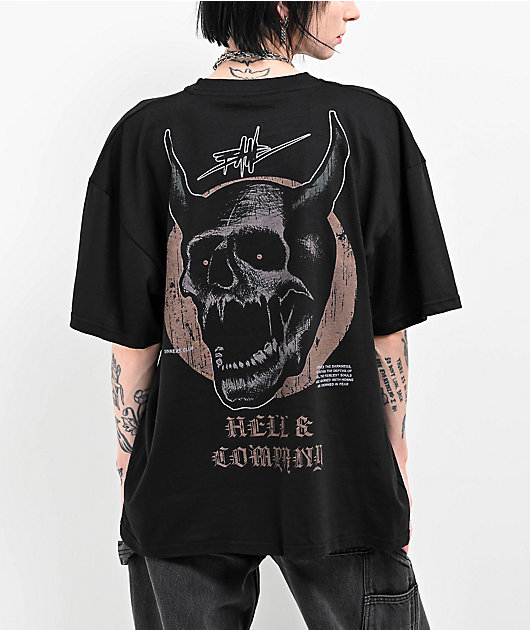 Hell & Company Brain Case Black T-Shirt