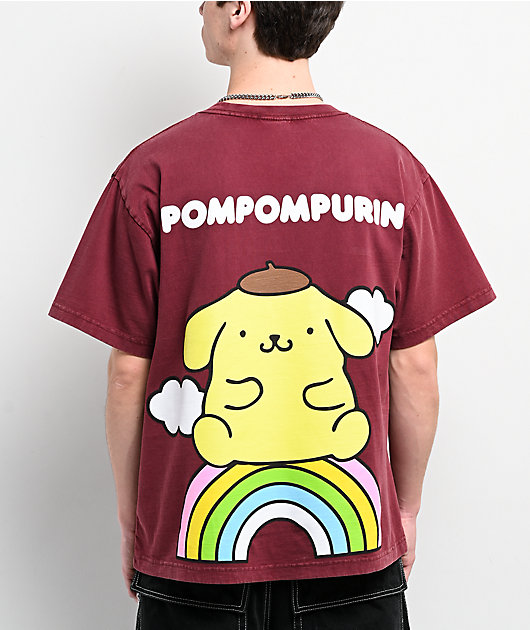 Hello Kitty® & Friends | A.LAB Pompompurin™ Over The Rainbow Brown T-Shirt