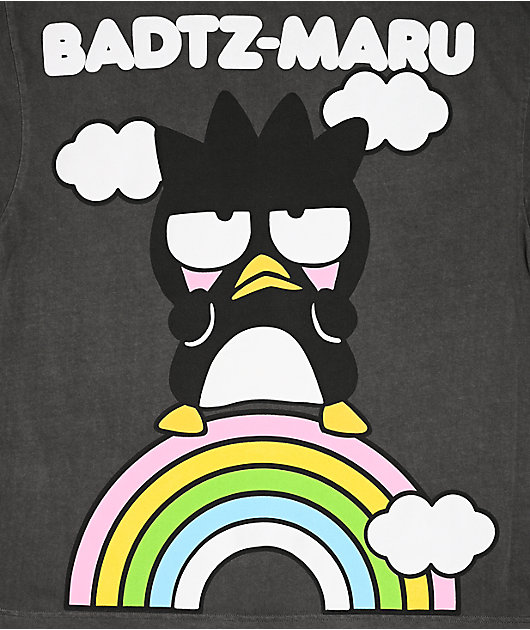 Hello Kitty® and Friends | A.LAB Badtz-maru™ Over The Rainbow Vintage Black T-Shirt