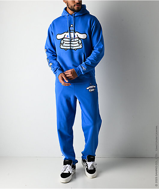 Hello Kitty® and Friends | A.LAB Cinnamoroll™ Camo Puffer Blue Sweatpants