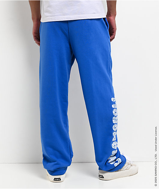 Hello Kitty® and Friends | A.LAB Cinnamoroll™ Camo Puffer Blue Sweatpants