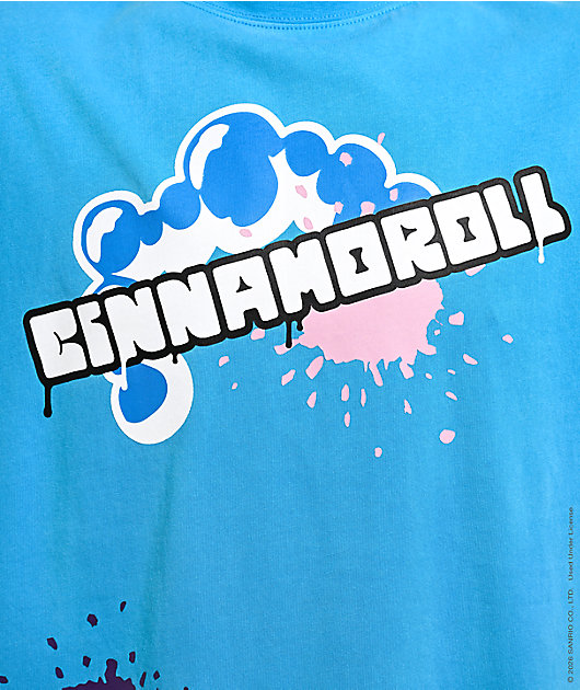 Hello Kitty® and Friends | A.LAB Cinnamoroll™ Tokyo Skate Blue Long Sleeve T-Shirt