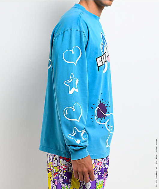 Hello Kitty® and Friends | A.LAB Cinnamoroll™ Tokyo Skate Blue Long Sleeve T-Shirt
