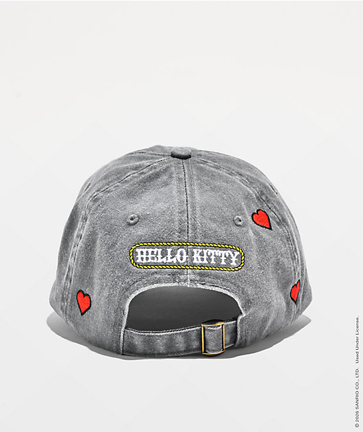 Hello Kitty® and Friends | A.LAB Hello Kitty® Cowgirl Grey Strapback Hat