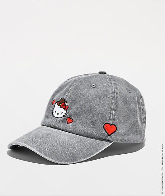 Hello Kitty® and Friends | A.LAB Hello Kitty® Cowgirl Grey Strapback Hat