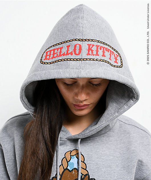 Hello Kitty® and Friends | A.LAB Hello Kitty® Cowgirl Heather Grey Hoodie