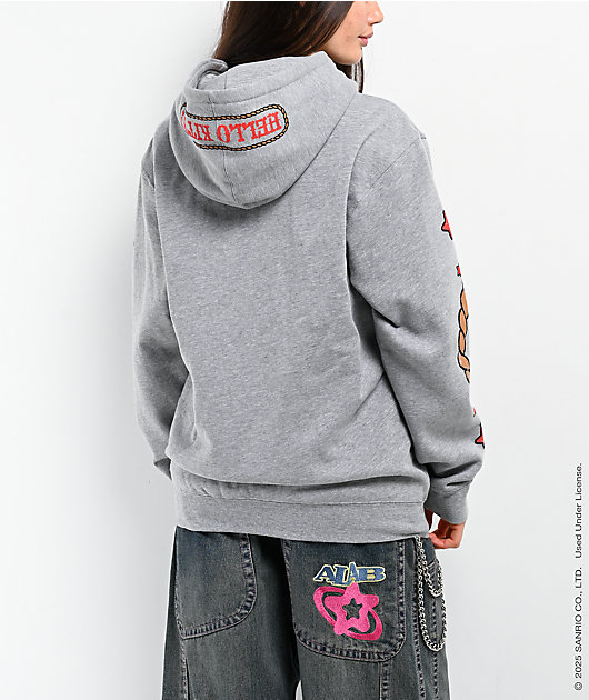 Hello Kitty® and Friends | A.LAB Hello Kitty® Cowgirl Heather Grey Hoodie
