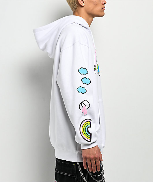 Hello Kitty® and Friends | A.LAB Hello Kitty® Over The Rainbow White Hoodie
