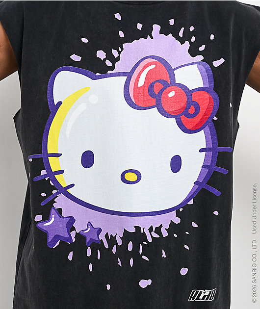 Hello Kitty® and Friends | A.LAB Hello Kitty® Tokyo Skate Black Wash Tank Top