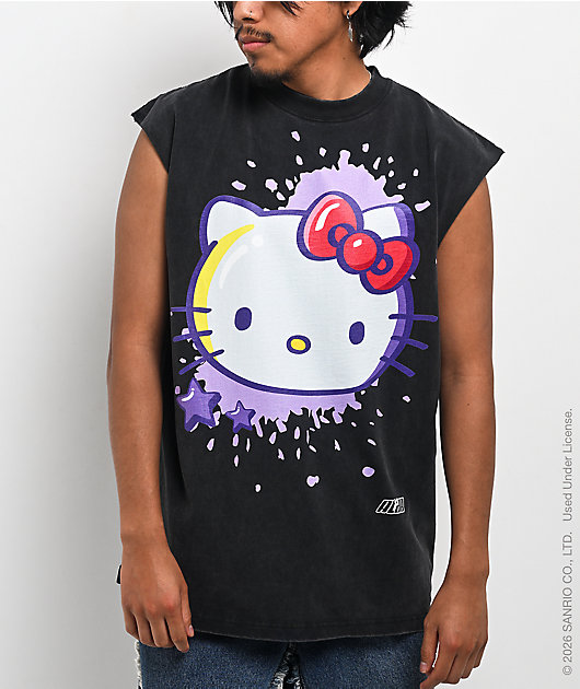 Hello Kitty® and Friends | A.LAB Hello Kitty® Tokyo Skate Black Wash Tank Top