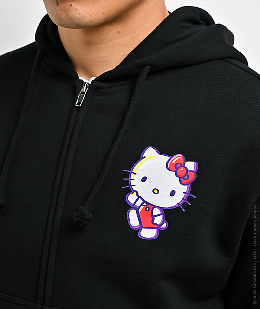Hello Kitty® and Friends | A.LAB Hello Kitty® Tokyo Skate Black Zip Hoodie