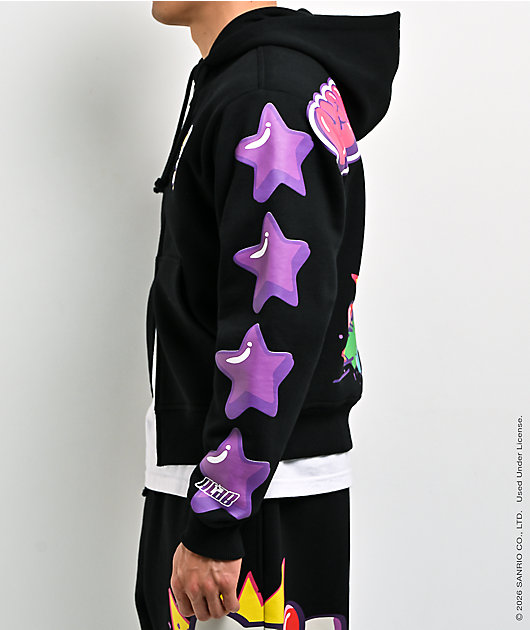 Hello Kitty® and Friends | A.LAB Hello Kitty® Tokyo Skate Black Zip Hoodie