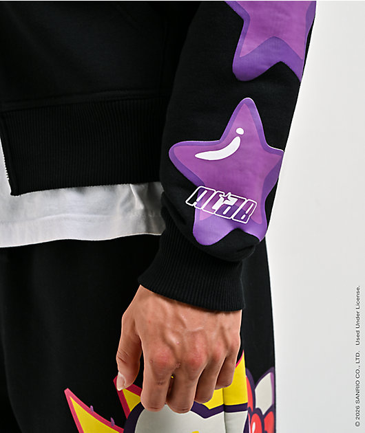 Hello Kitty® and Friends | A.LAB Hello Kitty® Tokyo Skate Black Zip Hoodie