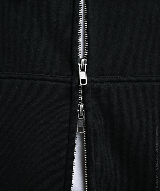 Hello Kitty® and Friends | A.LAB Hello Kitty® Tokyo Skate Black Zip Hoodie