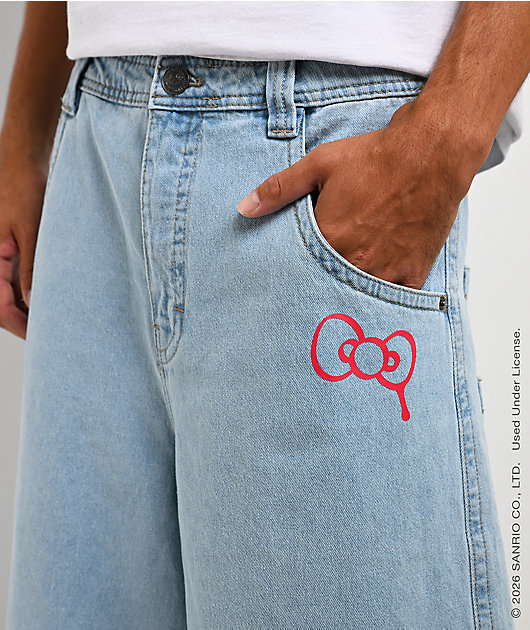 Hello Kitty® and Friends | A.LAB Hello Kitty® Tokyo Skate Blue Denim Shorts