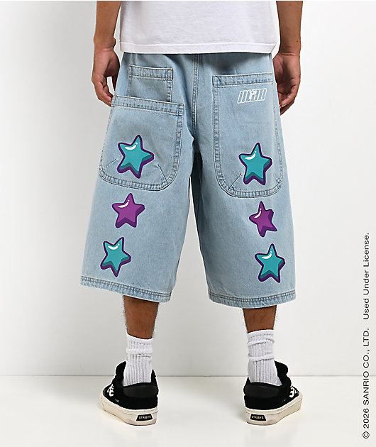 Hello Kitty® and Friends | A.LAB Hello Kitty® Tokyo Skate Blue Denim Shorts