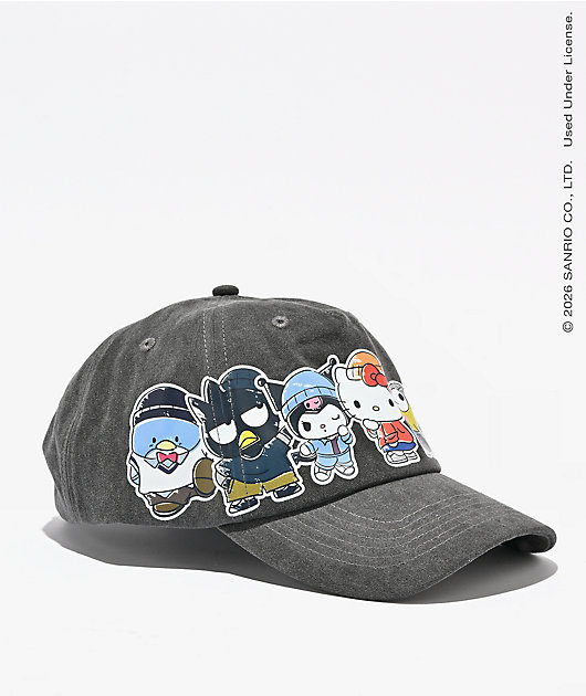 Hello Kitty® and Friends | A.LAB Hello Kitty Graffiti Vintage Black Strapback Hat