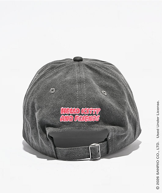 Hello Kitty® and Friends | A.LAB Hello Kitty Graffiti Vintage Black Strapback Hat