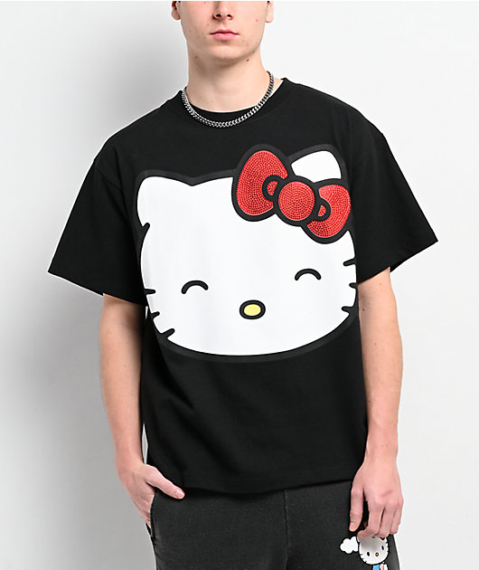 Hello Kitty® and Friends | A.LAB Hello Kitty Over The Rainbow Black T-Shirt