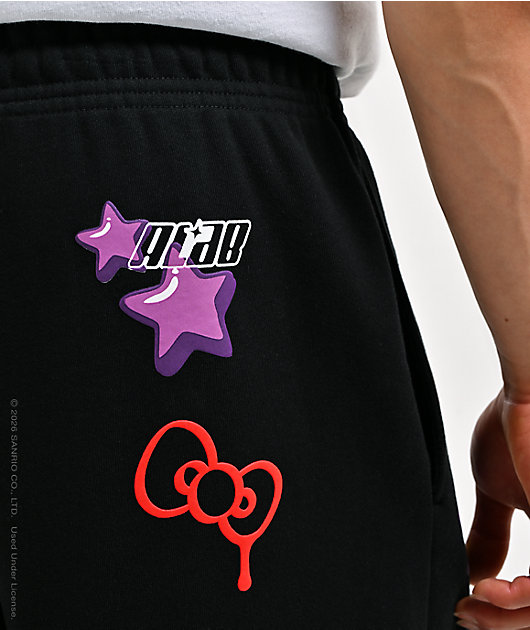 Hello Kitty® and Friends | A.LAB Hello Kitty Tokyo Skate Black Sweatpants
