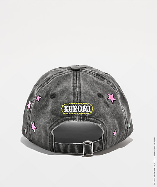 Hello Kitty® and Friends | A.LAB Kuromi™ Cowgirl Black Strapback Hat