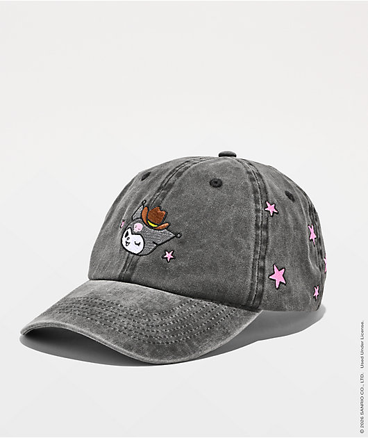 Hello Kitty® and Friends | A.LAB Kuromi™ Cowgirl Black Strapback Hat