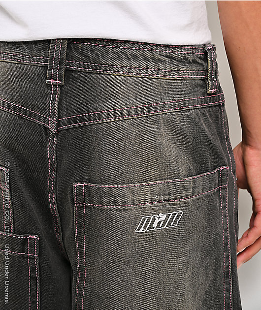 Hello Kitty® and Friends | A.LAB Kuromi™ Mega Black Wash Jeans