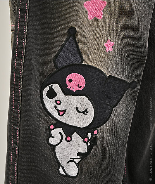 Hello Kitty® and Friends | A.LAB Kuromi™ Mega Black Wash Jeans