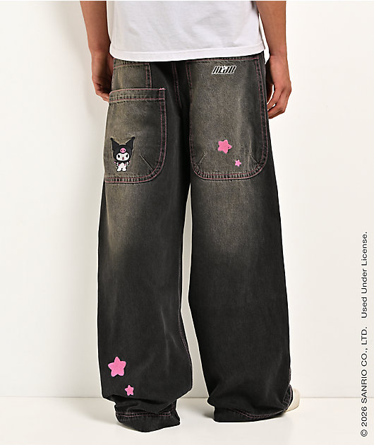 Hello Kitty® and Friends | A.LAB Kuromi™ Mega Black Wash Jeans