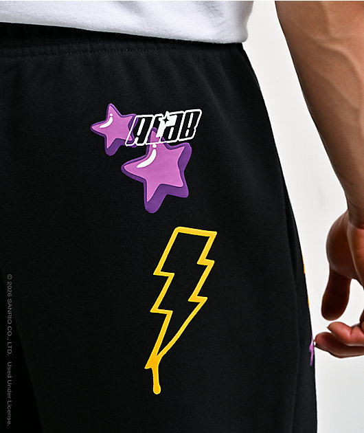 Hello Kitty® and Friends | A.LAB Kuromi™ Tokyo Skate Black Sweatpants