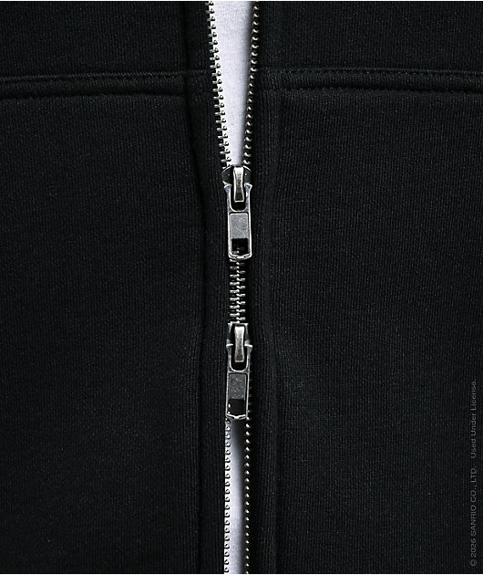 Hello Kitty® and Friends | A.LAB Kuromi™ Tokyo Skate Black Zip Hoodie