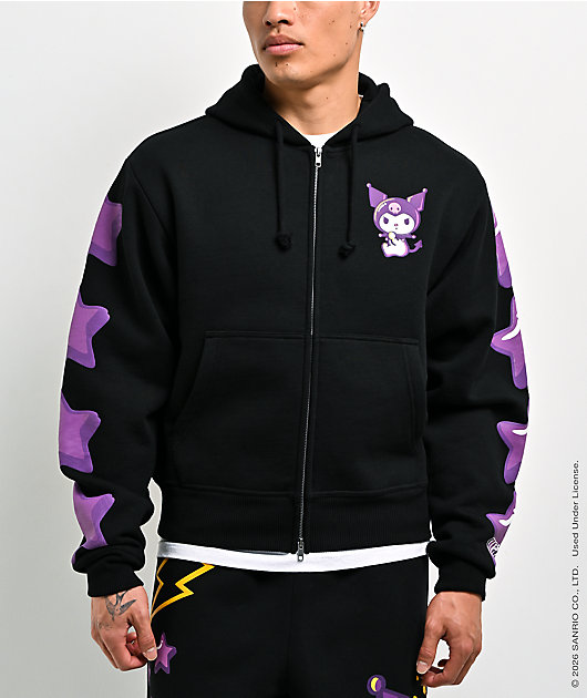 Hello Kitty® and Friends | A.LAB Kuromi™ Tokyo Skate Black Zip Hoodie