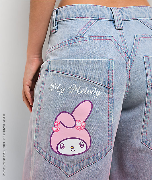 Hello Kitty® and Friends | A.LAB My Melody™ Digital Dream Analog Blue & Pink Jeans