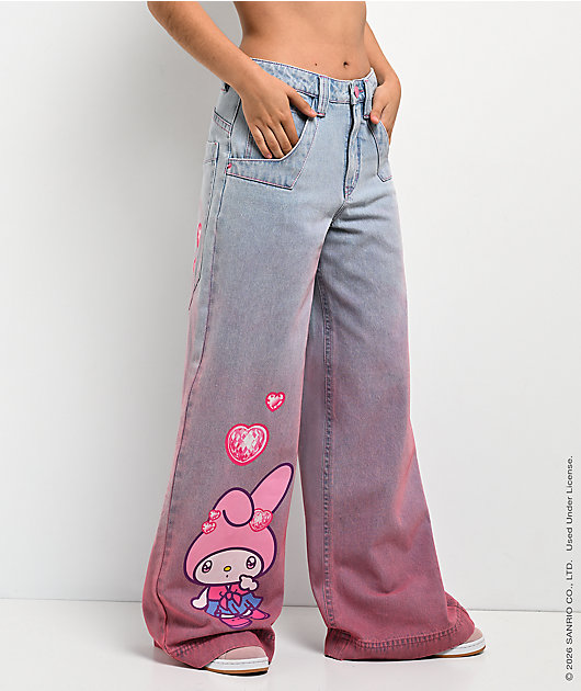 Hello Kitty® and Friends | A.LAB My Melody™ Digital Dream Analog Blue & Pink Jeans