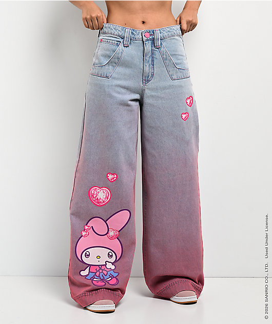 Hello Kitty® and Friends | A.LAB My Melody™ Digital Dream Analog Blue & Pink Jeans