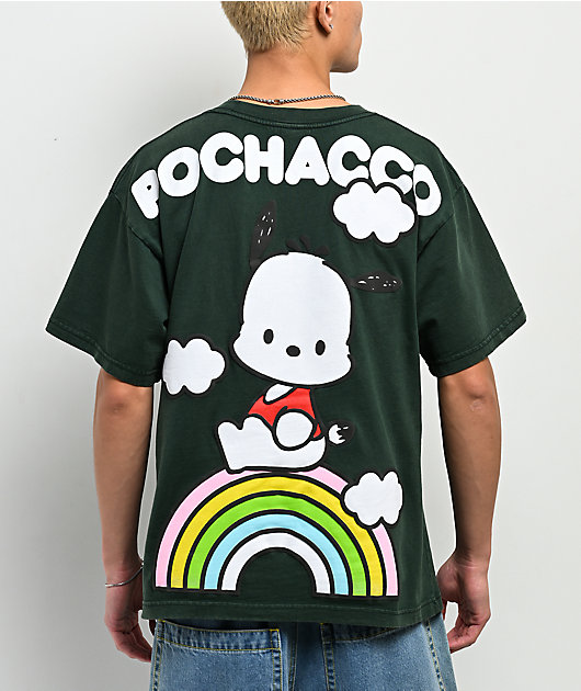 Hello Kitty® and Friends | A.LAB Pochacco™ Over The Rainbow Green T-Shirt