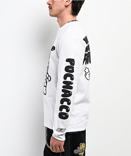 Hello Kitty® and Friends | A.LAB Pochacco™ Puffer White Long Sleeve T-Shirt
