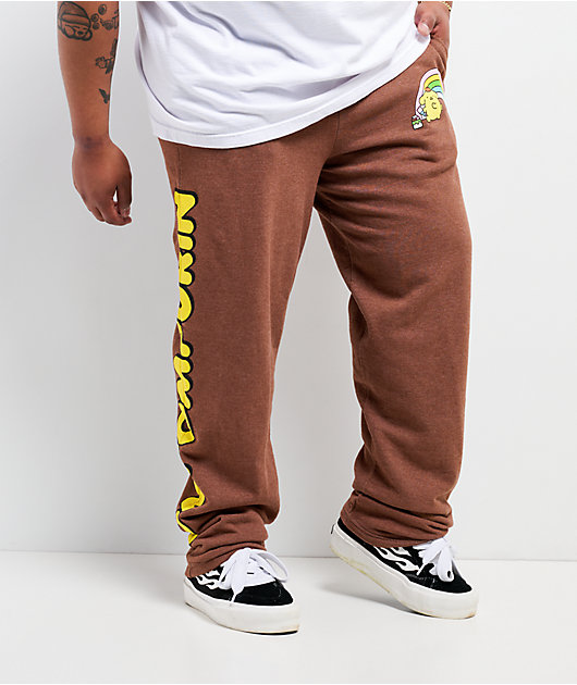 Hello Kitty® and Friends | A.LAB Pompompurin™ Over The Rainbow Brown Sweatpants