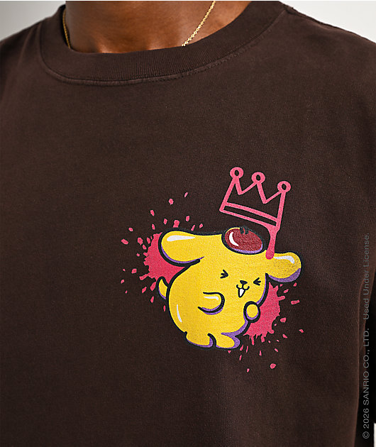 Hello Kitty® and Friends | A.LAB Pompompurin™ Tokyo Skate Brown T-Shirt
