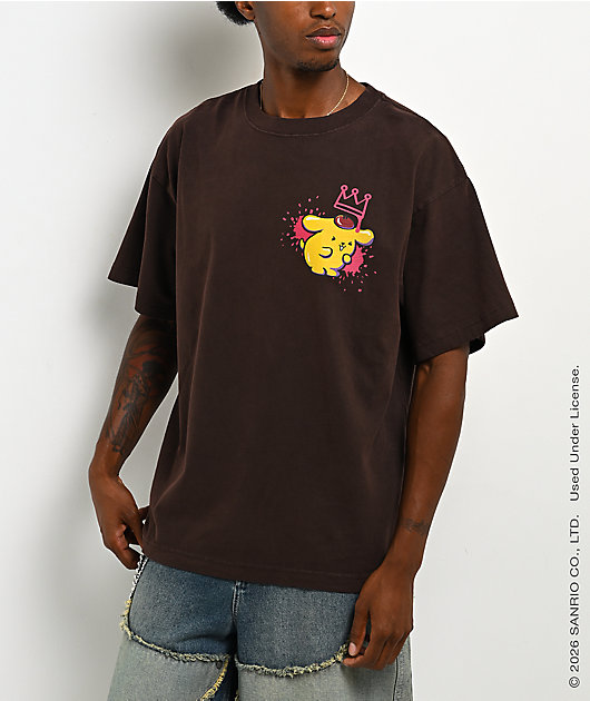 Hello Kitty® and Friends | A.LAB Pompompurin™ Tokyo Skate Brown T-Shirt