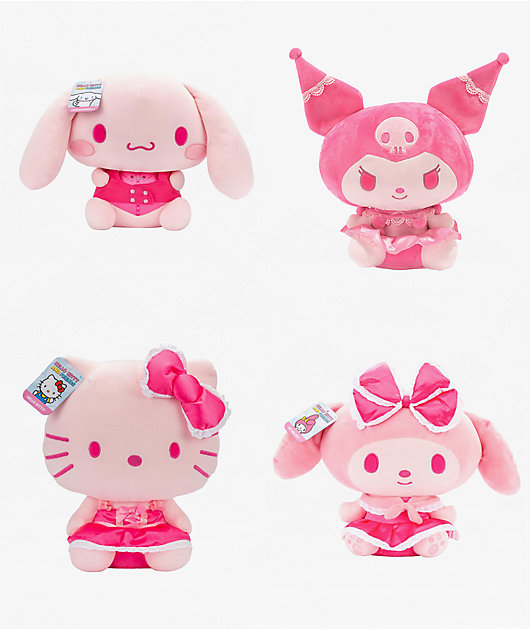 Hello Kitty & Friends Pink Assorted Plush Toy