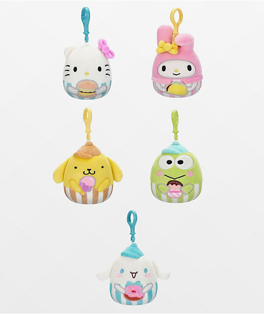 Hello Kitty & Friends x Squishmallows Food Truck Assorted Plush Bag Charm