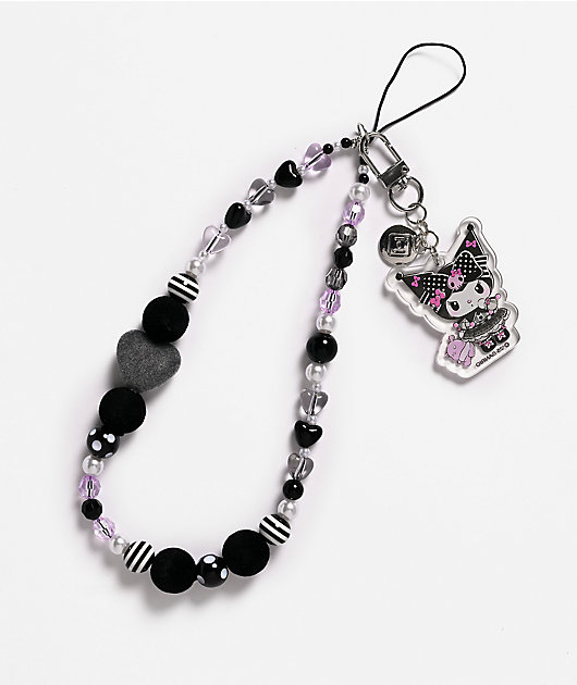 Hello Kitty & Friends Kuromi 20th Anniversary Beaded Wrist Strap