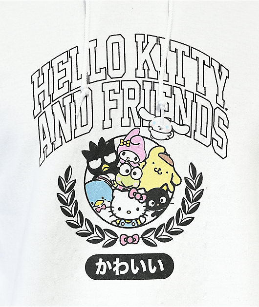 Hello Kitty And Friends By Sanrio Collegiate sudadera con capucha