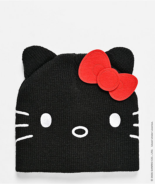 Hello Kitty Black Skully Beanie | Zumiez