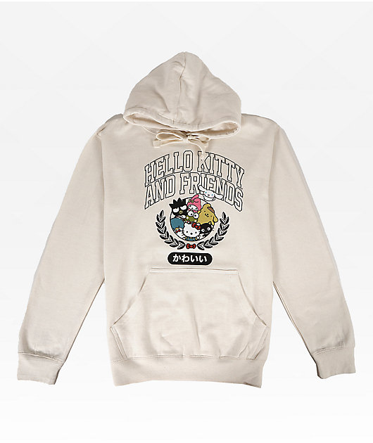 Hello Kitty Collegiate White Hoodie