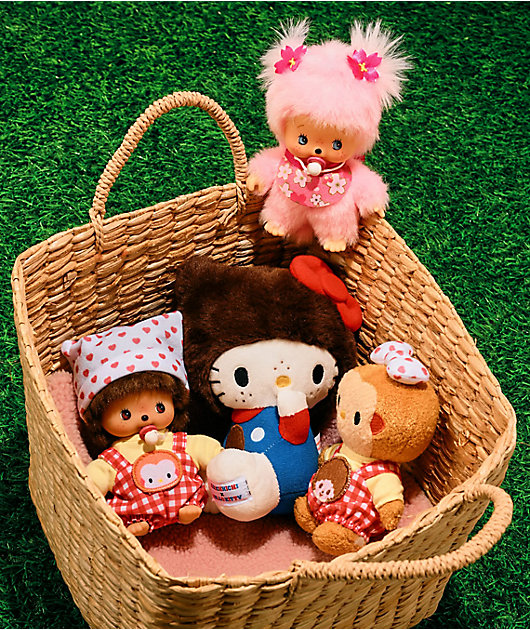 Hello Kitty x Monchhichi Tammy Mini Plush Toy | Zumiez