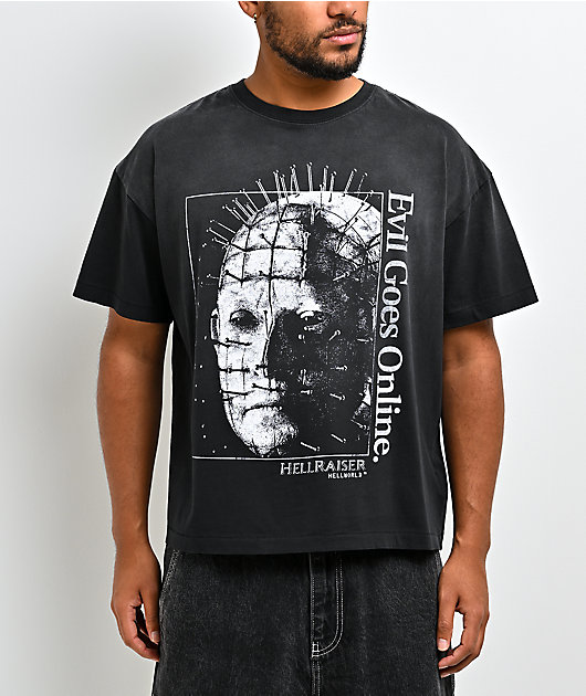 Hellraiser Hellworld Online Black Wash T-Shirt