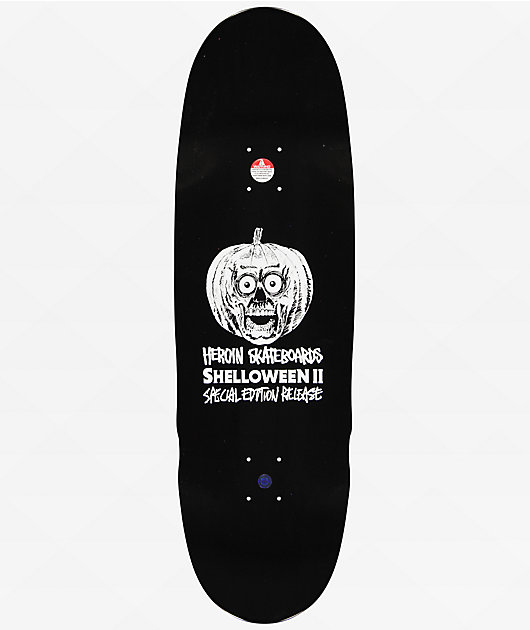 Heroin Shelloween II Egg 9.625" Skateboard Deck 
