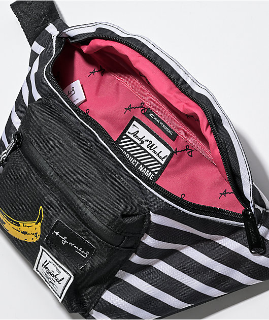   ANDY WARHOL ショルダーバッグ Herschel Supply Co x Andy Warhol Banana Seventeen Black & White